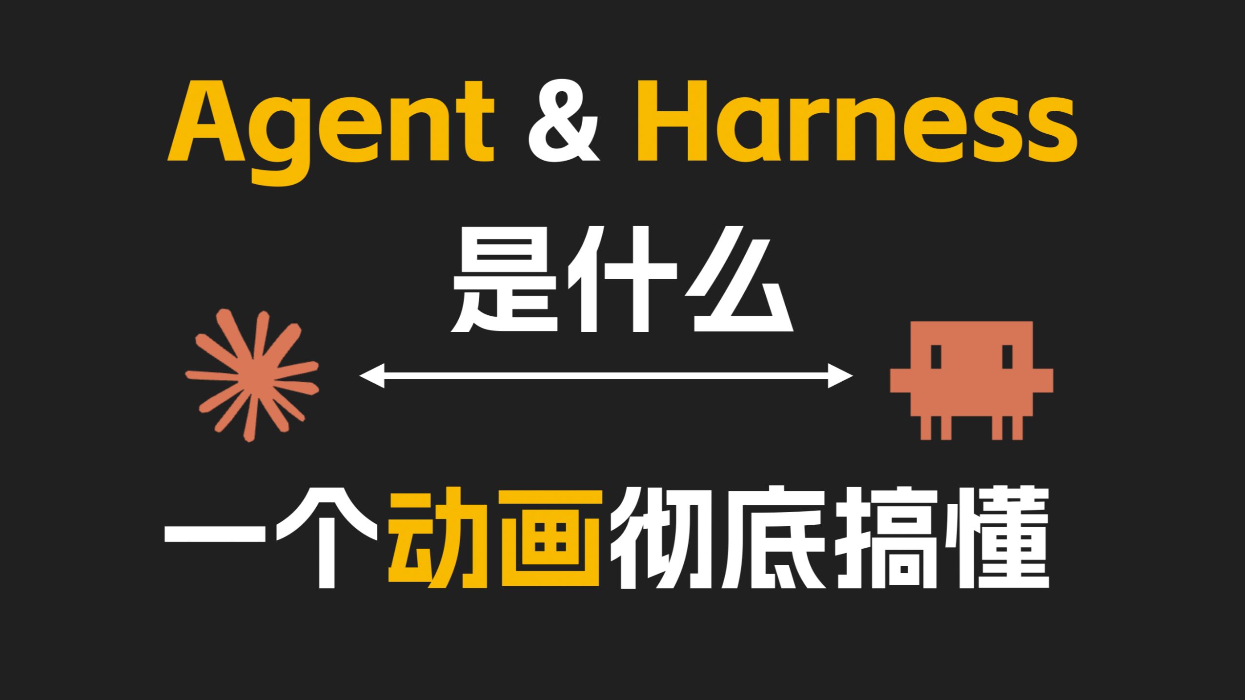 Agent和Harness到底是什么?一个动画彻底搞懂!