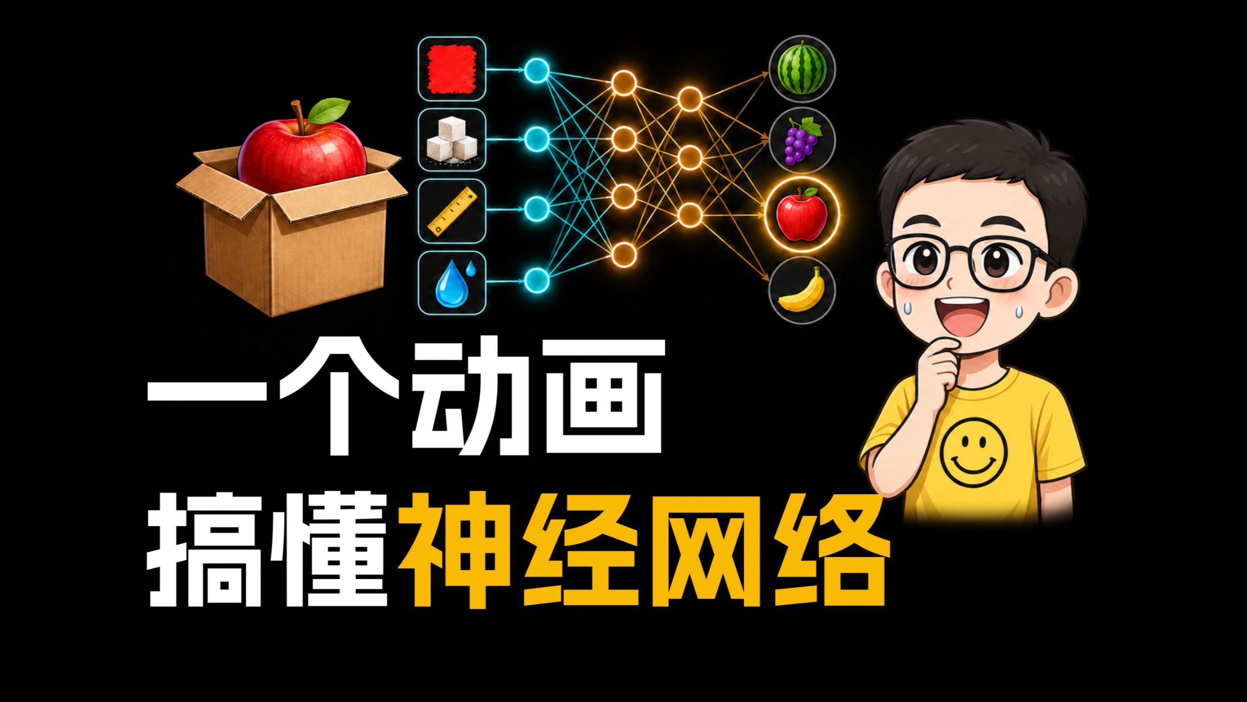从一个猜水果的游戏，一步步搞懂神经网络